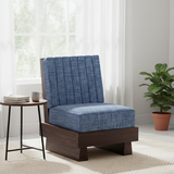 RONNY Solid Sheesham Wood Single Seater Sofa - 3 Year Warranty (LUXE EDITION)