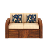 Scott Solid Sheesham Wood Two Seater Sofa - 1 Year Warranty