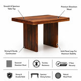 Mayor Solid Sheesham Wood 4 Seater Dining Table Set - 3 Years Warranty