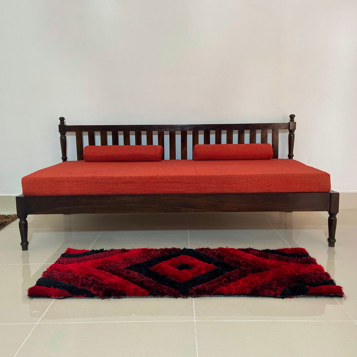 Eythia Solid Sheesham Wood Divan Cum Sofa - 3 Years Warranty