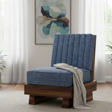 RONNY Solid Sheesham Wood Single Seater Sofa - 3 Year Warranty (LUXE EDITION)