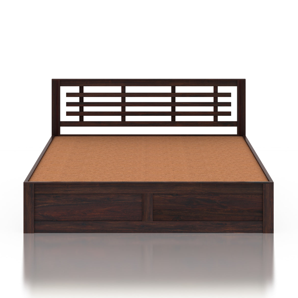 Lyon Solid Sheesham Wood Hydraulic Box Storage Bed - 3 Years Warranty