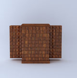 Olso Wine Cabinet in Solid Sheesham Wood - BIG - 3 Years Warranty