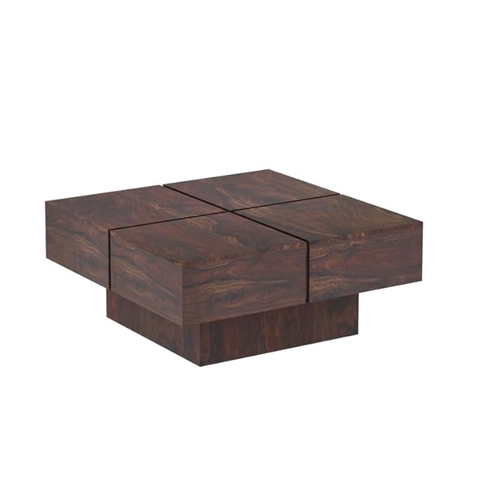 Mayor Solid Sheesham Wood Coffee Table - 1 Year Warranty