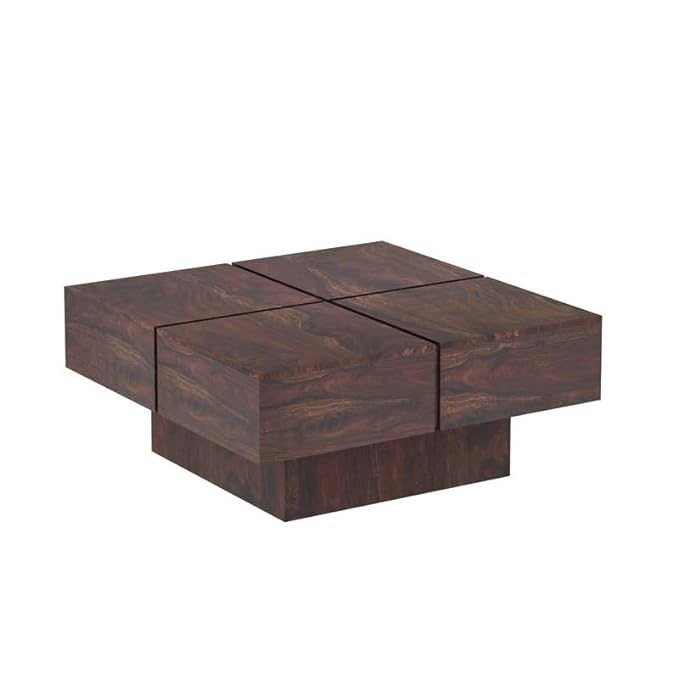 Mayor Solid Sheesham Wood Coffee Table - 3 years Warranty