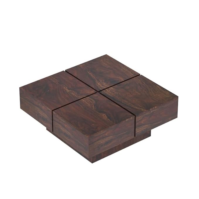 Mayor Solid Sheesham Wood Coffee Table - 3 years Warranty