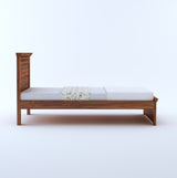 Armania Solid Sheesham Wood Single Size Bed Without Storage - 3 Years Warranty