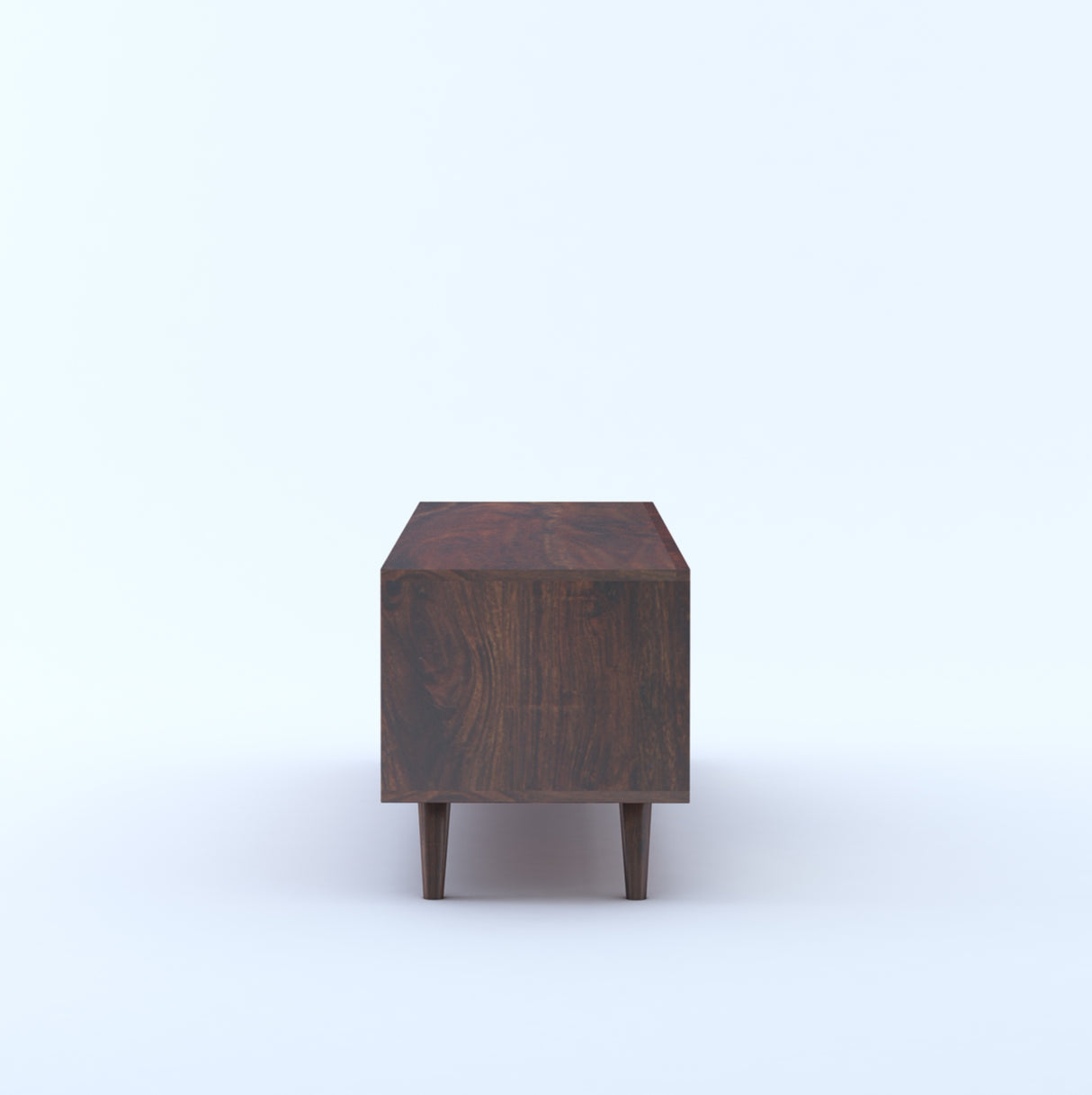 Syrus Solid Sheesham Wood TV Unit Cane - 3 Years Warranty