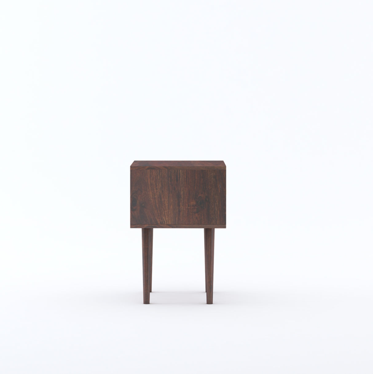 Syrus Solid Sheesham Wood One Drawer Bedside Cane - 3 Years Warranty