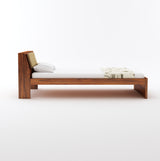 Mayor Solid Sheesham Wood Single Size Bed With Headboard Storage - 3 Years Warranty