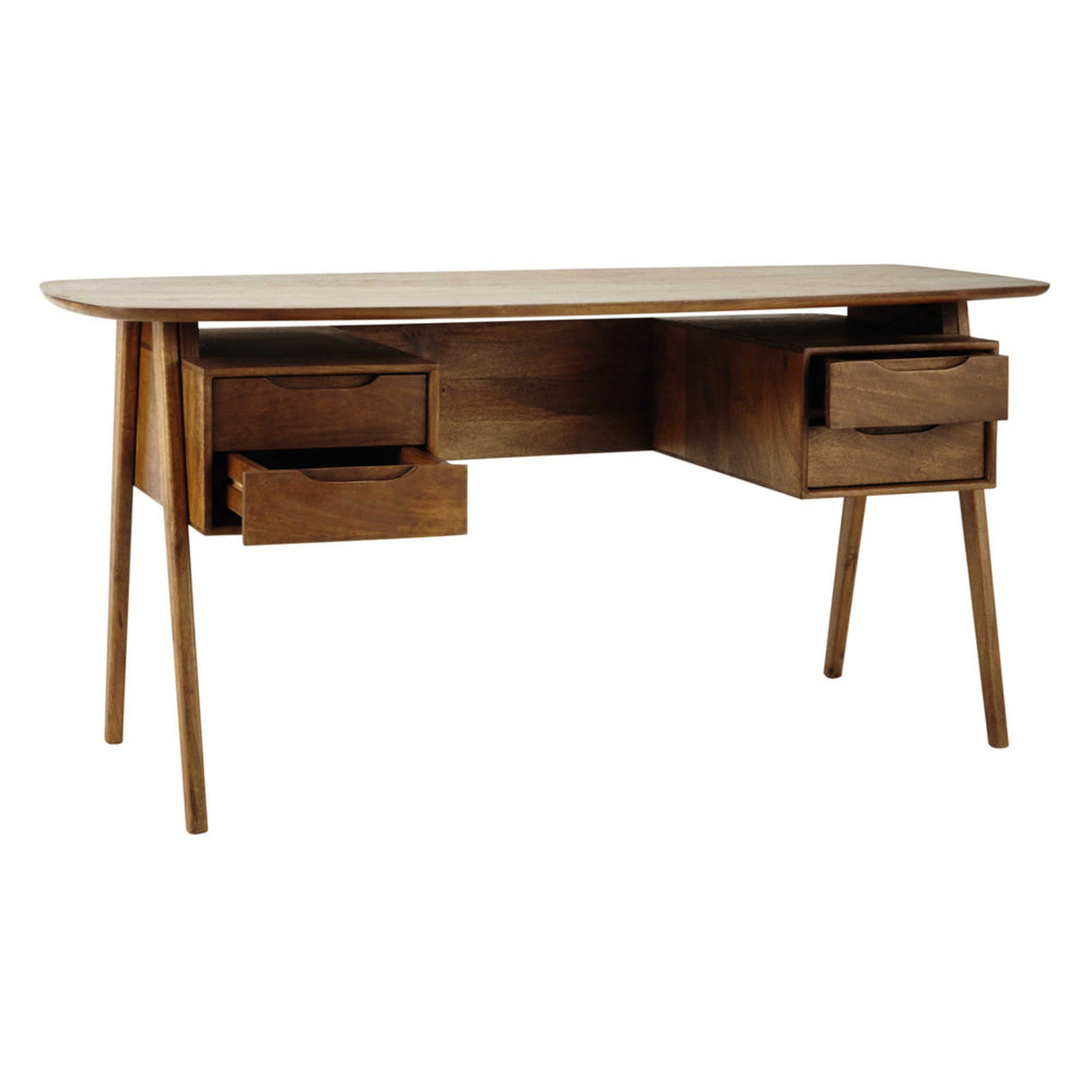 Trace Solid Sheesham Wood Study Table with Storage - 3 Years Warranty