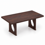 RAFEL Solid Sheesham Wood 6 Seater Dining Table - 3 Years Warranty
