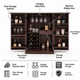Hawser Solid Sheesham Wood Bar Cabinet - 3 Years Warranty