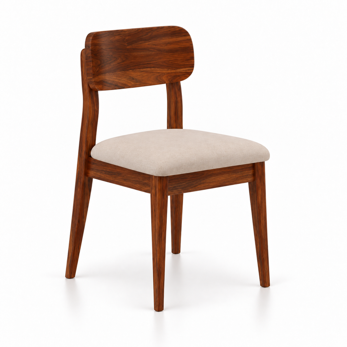 Lazio Solid Sheesham Wood Office/Study/Dining Chair - 3 Years Warranty