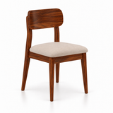 Lazio Solid Sheesham Wood Office/Study/Dining Chair - 3 Years Warranty