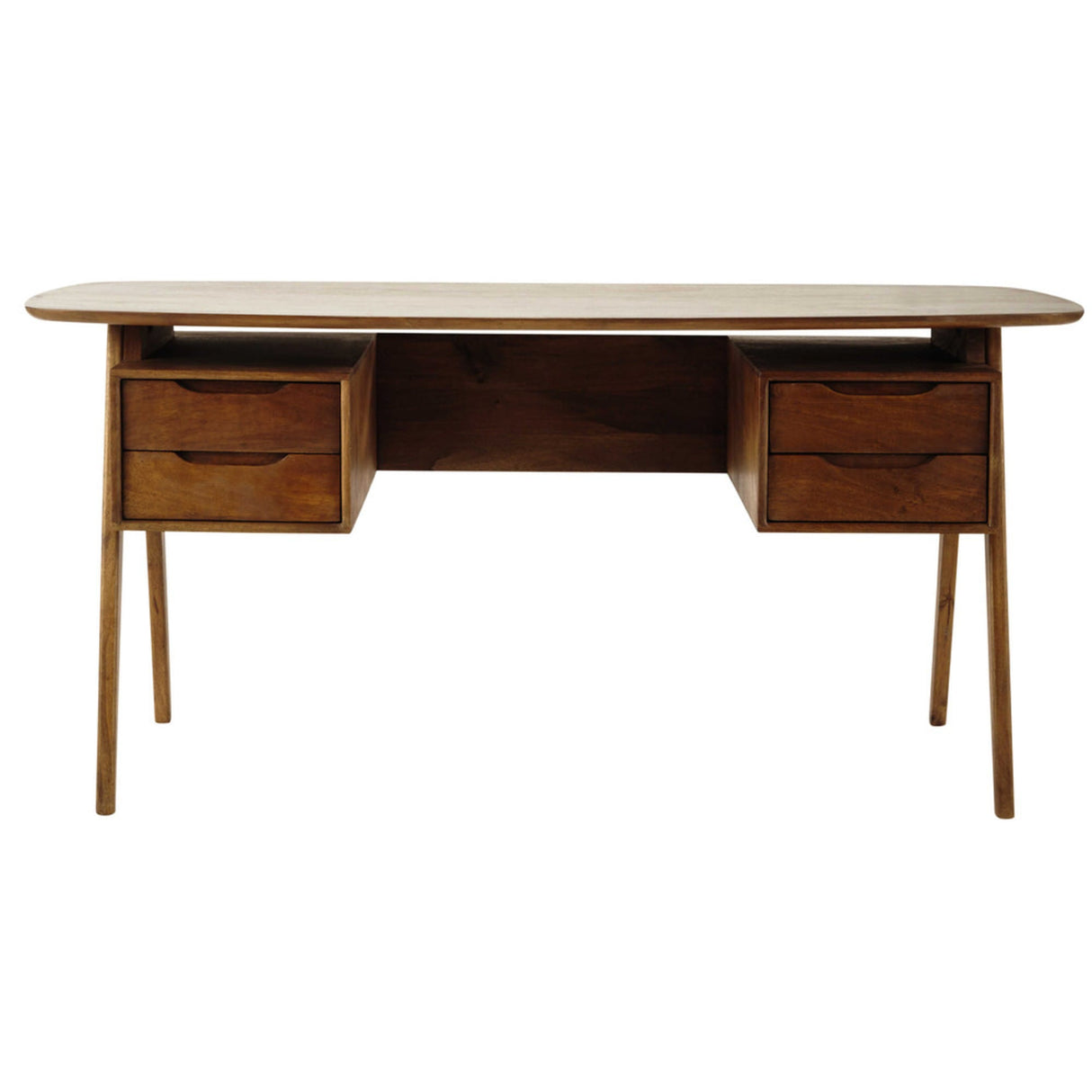 Trace Solid Sheesham Wood Study Table with Storage - 3 Years Warranty