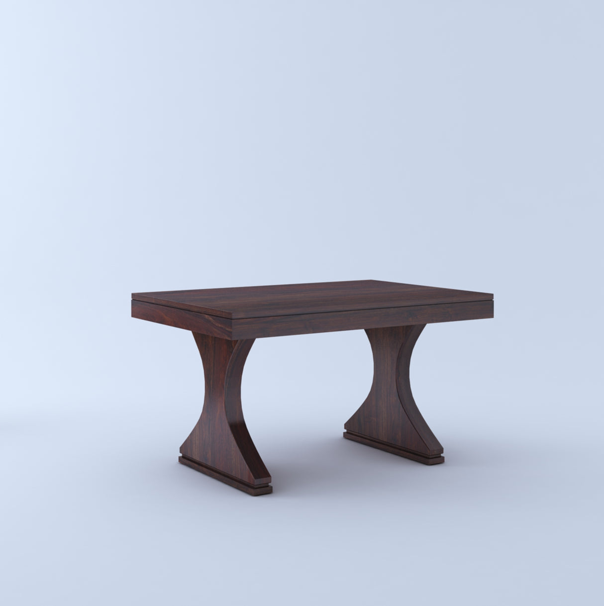 Maron Solid Sheesham Wood 4 Seater Dining Table Set - 3 Years Warranty