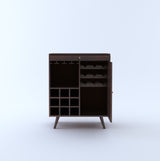 Syrus Solid Sheesham Wood Bar Unit - 3 Year Warranty