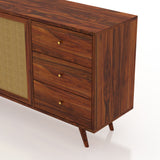 Syrus Solid Sheesham Wood Sideboard -  3 Years Warranty