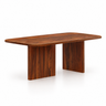 Lazio Solid Sheesham Wood 6 Seater Dining Table - 3 Years Warranty