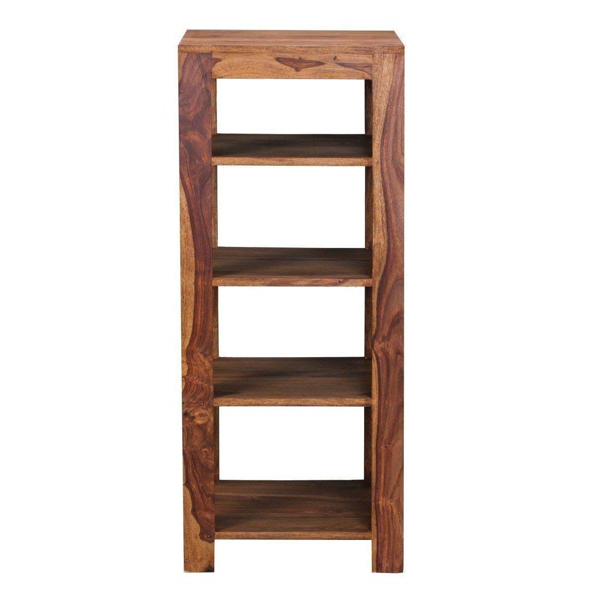 Foster Solid Sheesham Wood Bookshelf - 3 Years Warranty