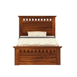 Armania Solid Sheesham Wood Single Trundle Bed Without Storage - 1 Year Warranty