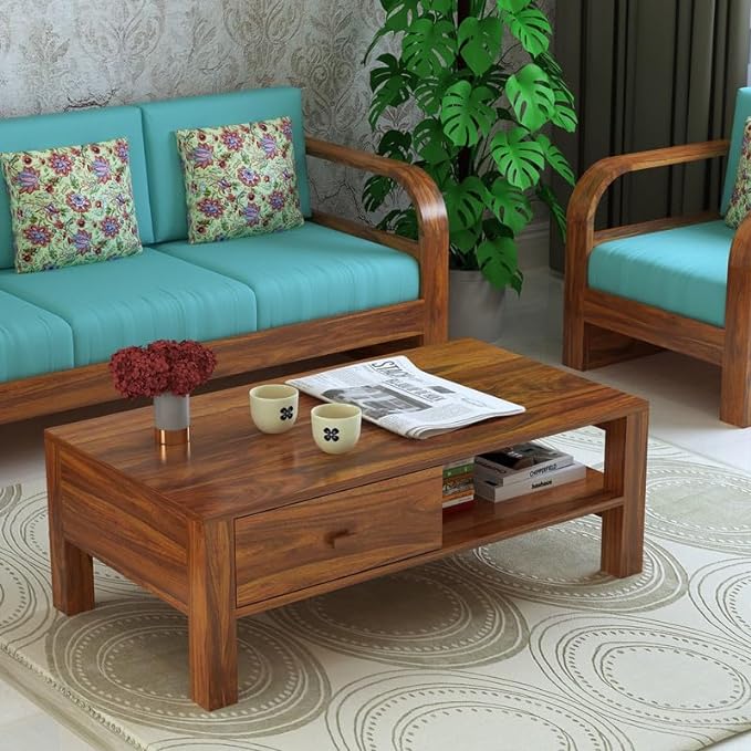Arabic Solid Sheesham Wood Coffee Table - 3 years Warranty
