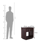 Oslo Solid Sheesham Wood Bedside Table - 3 Year Warranty