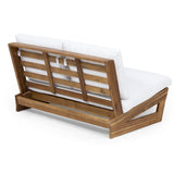 Monte Solid Sheesham Wood 2 Seater Lounge Sofa - 3 Years Warranty