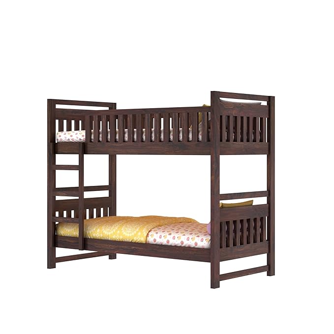 Swift Solid Sheesham Wood Bunk Bed Without Storage - 1 Year Warranty