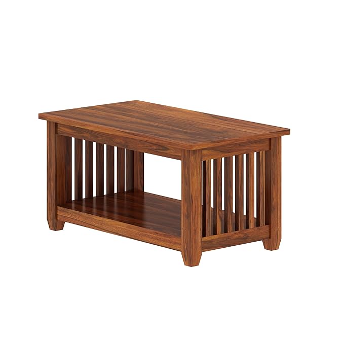 Maharaja Solid Sheesham Wood Coffee Table  - 1 Year Warranty