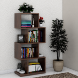 Strap Solid Sheesham Wood Bookshelf -  3 Years Warranty