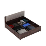Boston Solid Sheesham Wood Bed With Box Storage - 3 years Warranty