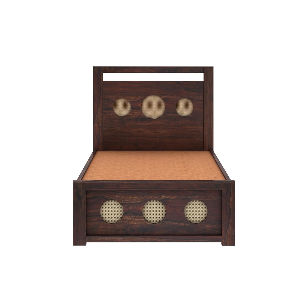 Cosmos Solid Sheesham Wood Single Bed  - 3 years Warranty