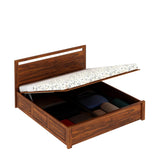 Cosmos Solid Sheesham Wood Hydraulic Storage Bed - 3 years Warranty
