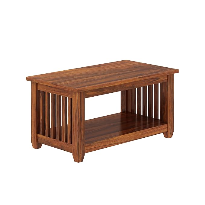 Maharaja Solid Sheesham Wood Coffee Table  - 3 years Warranty