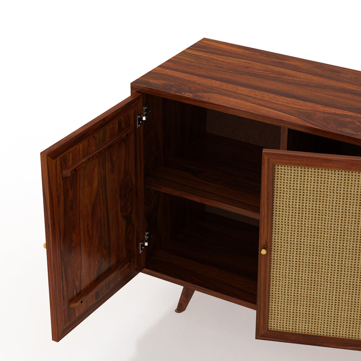 Syrus Solid Sheesham Wood Sideboard -  3 Years Warranty