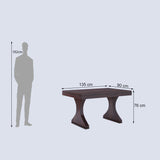 Maron Solid Sheesham Wood 4 Seater Dining Table Set - 3 Years Warranty