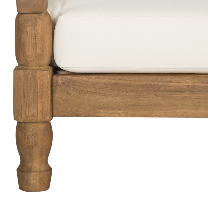 Armania Solid Sheesham Wood 2 Seater Lounge Sofa - 3 Years Warranty