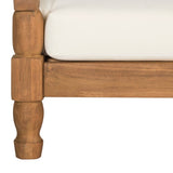 Armania Solid Sheesham Wood 2 Seater Lounge Sofa - 3 Years Warranty