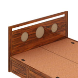 Cosmos Solid Sheesham Wood Hydraulic Storage Bed - 3 years Warranty