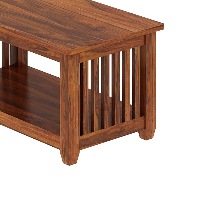 Maharaja Solid Sheesham Wood Coffee Table  - 3 years Warranty