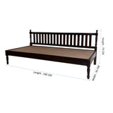 Eythia Solid Sheesham Wood Divan Cum Sofa - 3 Years Warranty