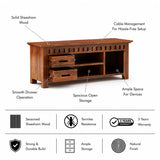 Armania Solid Sheesham Wood TV Unit - 3 Years Warranty