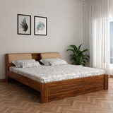 Mayor Solid Sheesham Wood Bed Without Storage - 3 Years Warranty