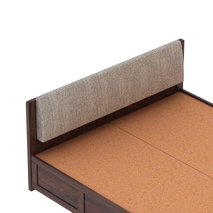 Boston Solid Sheesham Wood Bed With Box Storage - 3 years Warranty