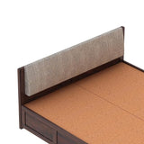Boston Solid Sheesham Wood Bed With Box Storage - 3 years Warranty
