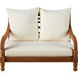 Armania Solid Sheesham Wood 2 Seater Lounge Sofa - 3 Years Warranty