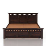 Armania Solid Sheesham Wood Bed Without Storage - 3 Years Warranty