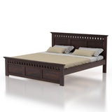 Armania Solid Sheesham Wood Bed Without Storage - 3 Years Warranty